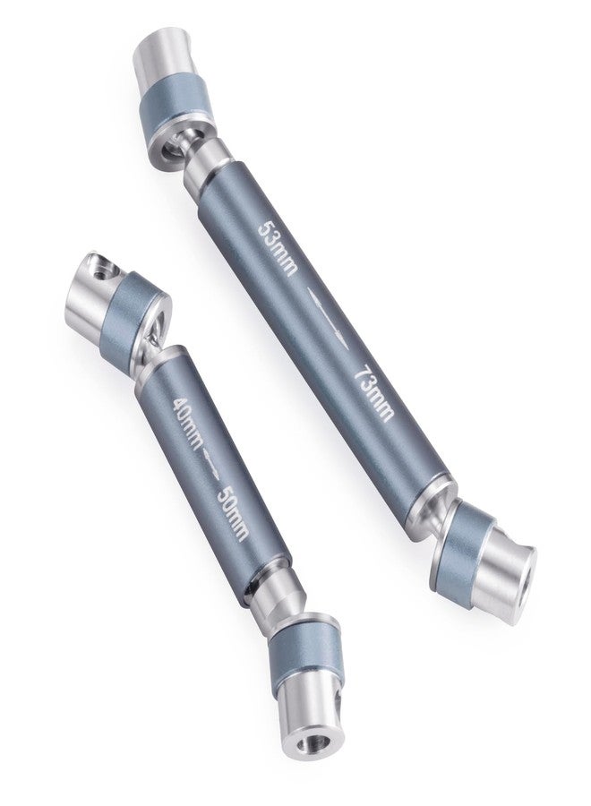 RCLIONS عمود إدارة مركزي فولاذي من RCLIONS، بطول 40+53 مم، مناسب لسيارات التحكم عن بعد من طراز AXIAL SCX24 AXI00001 C10 AXI00002 JLU AXI00006 Bronco RC Crawler، قطع غيار مُحسّنة - Image 2